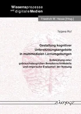 Ruf |  Gestaltung kognitiver Unterstützungsangebote in multimedialen Lernumgebungen | Buch |  Sack Fachmedien