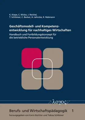Rebmann / Becker / Jahncke |  Geschäftsmodell- und Kompetenzentwicklung für nachhaltiges Wirtschaften | Buch |  Sack Fachmedien