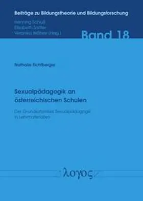 Fichtberger |  Sexualpädagogik an österreichischen Schulen | Buch |  Sack Fachmedien