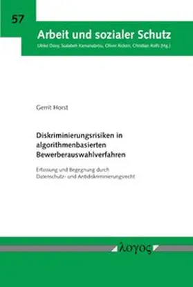 Horst |  Diskriminierungsrisiken in algorithmenbasierten Bewerberauswahlverfahren | Buch |  Sack Fachmedien