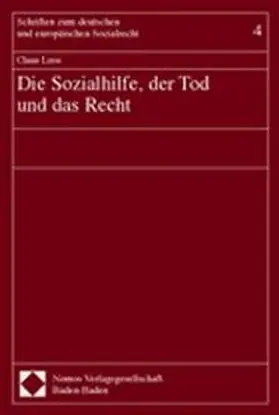 Loos |  Die Sozialhilfe, der Tod und das Recht | Buch |  Sack Fachmedien