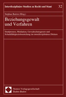 Barton |  Beziehungsgewalt und Verfahren | Buch |  Sack Fachmedien