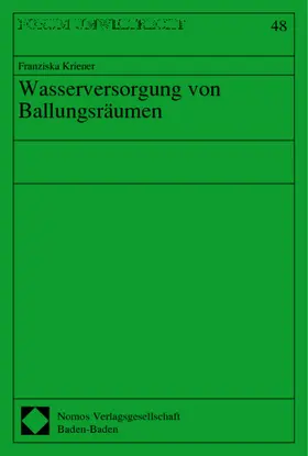  Wasserversorgung von Ballungsräumen | Buch |  Sack Fachmedien