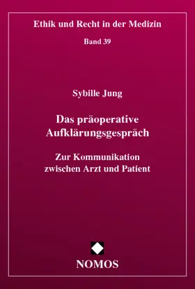 Jung |  Das präoperative Aufklärungsgespräch | Buch |  Sack Fachmedien