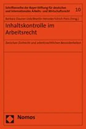 Dauner-Lieb / Henssler / Preis |  Inhaltskontrolle im Arbeitsrecht | Buch |  Sack Fachmedien