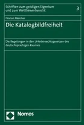 Mercker |  Die Katalogbildfreiheit | Buch |  Sack Fachmedien