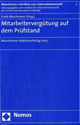 Maschmann |  Mitarbeitervergütung auf dem Prüfstand | Buch |  Sack Fachmedien
