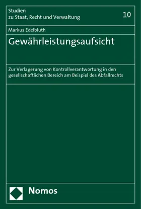 Edelbluth |  Gewährleistungsaufsicht | Buch |  Sack Fachmedien