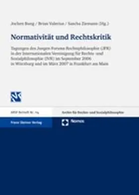 Valerius / Ziemann / Bung |  Normativität und Rechtskritik | Buch |  Sack Fachmedien