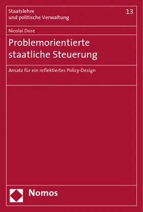 Dose |  Problemorientierte staatliche Steuerung | Buch |  Sack Fachmedien