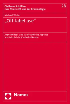 Weber |  "Off-label-use" | Buch |  Sack Fachmedien