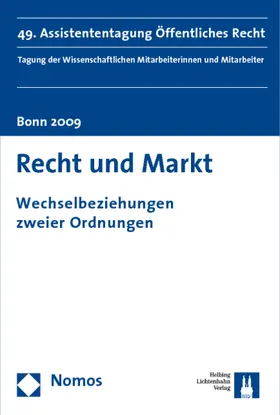 Towfigh / Schmolke / Petersen |  Recht und Markt | Buch |  Sack Fachmedien