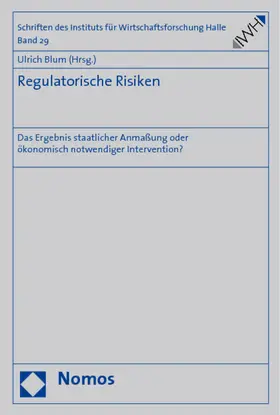 Blum |  Regulatorische Risiken | Buch |  Sack Fachmedien