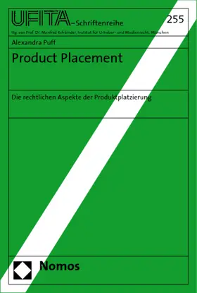 Puff |  Product Placement | Buch |  Sack Fachmedien