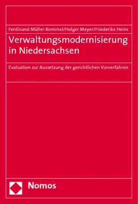 Müller-Rommel / Meyer / Heins |  Verwaltungsmodernisierung in Niedersachsen | Buch |  Sack Fachmedien