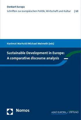 Marhold / Meimeth |  Sustainable Development in Europe: A comparative discourse analysis | Buch |  Sack Fachmedien