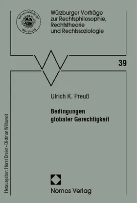 Preuß |  Bedingungen globaler Gerechtigkeit | Buch |  Sack Fachmedien