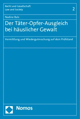 Bals |  Der Täter-Opfer-Ausgleich bei häuslicher Gewalt | Buch |  Sack Fachmedien