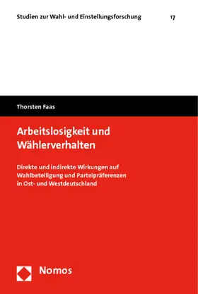 Faas |  Arbeitslosigkeit und Wählerverhalten | Buch |  Sack Fachmedien