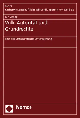 Zhang |  Volk, Autorität und Grundrechte | Buch |  Sack Fachmedien