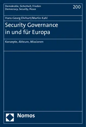 Ehrhart / Kahl |  Security Governance in und für Europa | Buch |  Sack Fachmedien