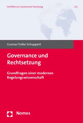 Schuppert |  Governance und Rechtsetzung | Buch |  Sack Fachmedien