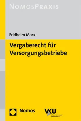 Marx |  Vergaberecht für Versorgungsbetriebe | Buch |  Sack Fachmedien