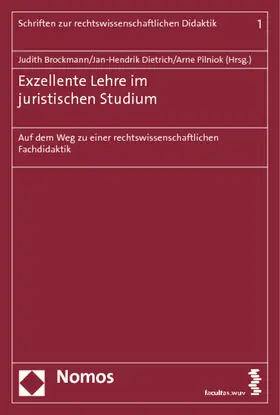 Brockmann / Dietrich / Pilniok |  Exzellente Lehre im juristischen Studium | Buch |  Sack Fachmedien