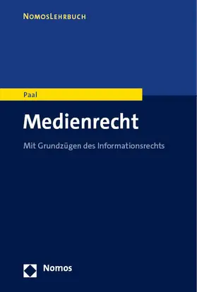 Paal |  Medienrecht | Buch |  Sack Fachmedien