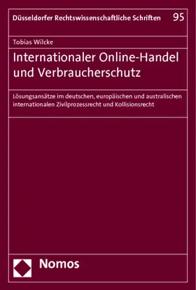 Wilcke |  Internationaler Online-Handel und Verbraucherschutz | Buch |  Sack Fachmedien