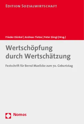 Dünkel / Tietze / Zängl |  Wertschöpfung durch Wertschätzung | Buch |  Sack Fachmedien