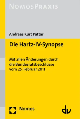 Pattar |  Die Hartz-IV-Synopse | Buch |  Sack Fachmedien