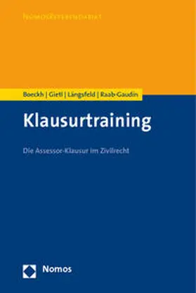 Boeckh / Gietl / Längsfeld |  Klausurtraining | Buch |  Sack Fachmedien