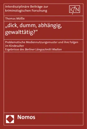 Mößle |  "dick, dumm, abhängig, gewalttätig?" | Buch |  Sack Fachmedien