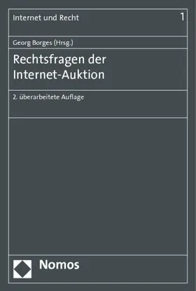 Borges |  Rechtsfragen der Internet-Auktion | Buch |  Sack Fachmedien