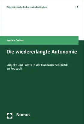 Cohen |  Die wiedererlangte Autonomie | Buch |  Sack Fachmedien