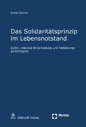 Coninx |  Das Solidaritätsprinzip im Lebensnotstand | Buch |  Sack Fachmedien
