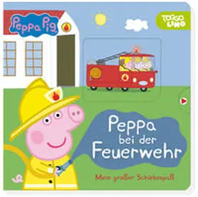 Panini / Rauch |  Peppa Pig: Peppa bei der Feuerwehr: Mein großer Schiebespaß | Buch |  Sack Fachmedien
