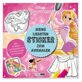 Panini |  Disney Prinzessin: Meine liebsten Sticker zum Ausmalen | Buch |  Sack Fachmedien