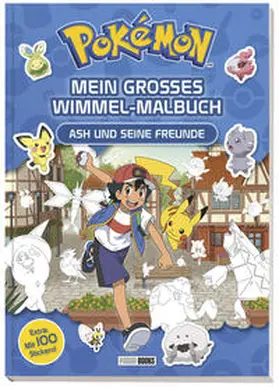 Pokémon / Panini |  Pokémon: Mein großes Wimmel-Malbuch - Ash und seine Freunde | Buch |  Sack Fachmedien