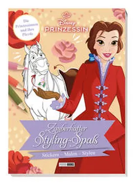 Panini / Disney |  Disney Prinzessin: Zauberhafter Styling-Spaß - Stickern - Malen - Stylen | Buch |  Sack Fachmedien
