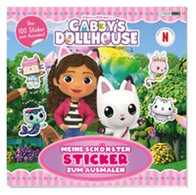 Panini |  Gabby's Dollhouse: Meine schönsten Sticker zum Ausmalen | Buch |  Sack Fachmedien