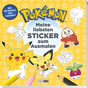 Panini / Pokémon |  Pokémon: Meine liebsten Sticker zum Ausmalen | Buch |  Sack Fachmedien