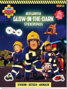 Panini |  Feuerwehrmann Sam: Der große Glow-in-the-Dark Stickerspaß: Stickern - Rätseln - Ausmalen | Buch |  Sack Fachmedien