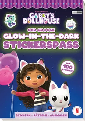 Panini |  Gabby's Dollhouse: Der große Glow-in-the-Dark-Stickerspaß: Stickern - Rätseln - Ausmalen | Buch |  Sack Fachmedien