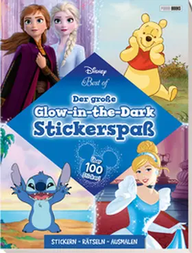 Disney / Panini |  Disney Best of: Der große Glow-in-the-Dark-Stickerspaß: Stickern - Rätseln - Ausmalen | Buch |  Sack Fachmedien