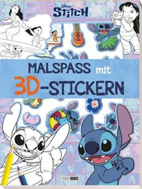 Disney / Panini |  Disney Stitch: Malspaß mit 3D-Stickern | Buch |  Sack Fachmedien