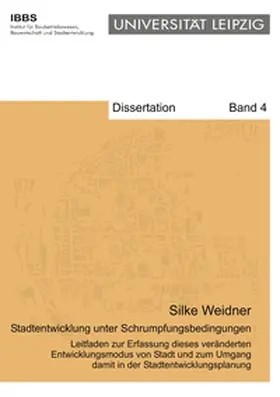 Weidner |  Stadtentwicklung unter Schrumpfungsbedingungen | Buch |  Sack Fachmedien