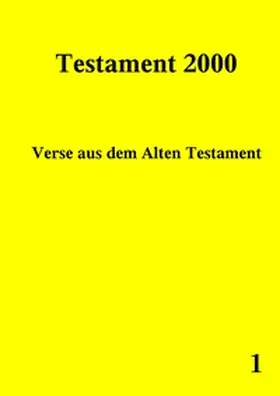 Norman |  Testament 2000 Band 1 | Buch |  Sack Fachmedien