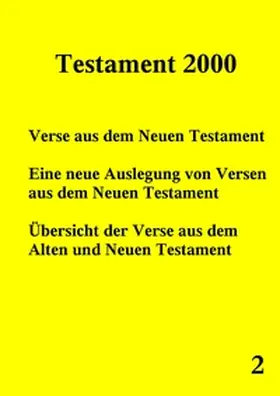 Norman |  Testament 2000 Band 2 | Buch |  Sack Fachmedien